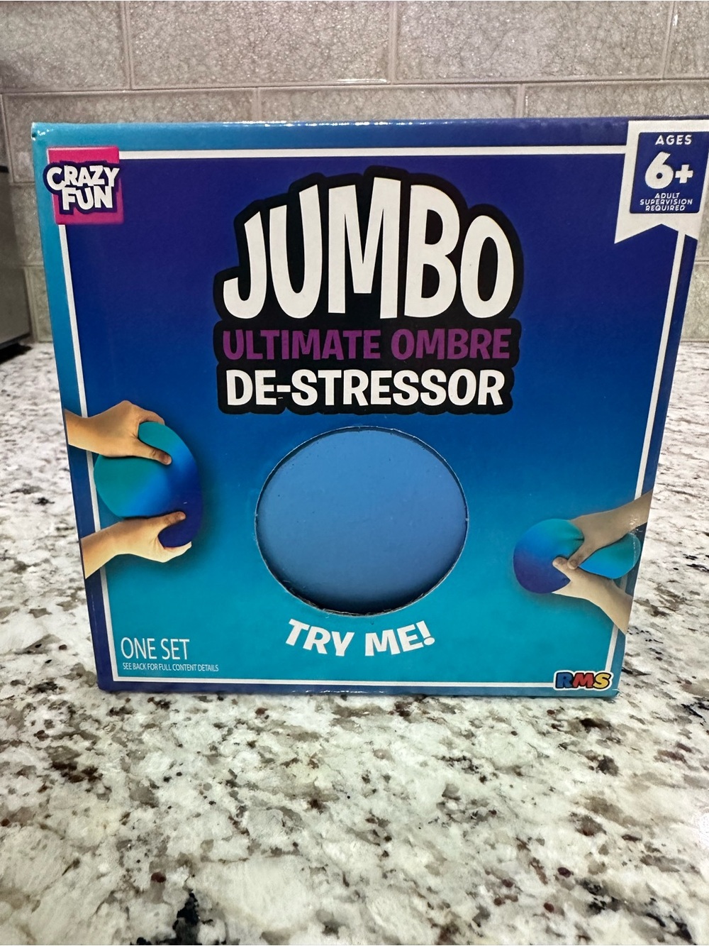 Jumbo Ultimate Ombre De-Stressor - Blue